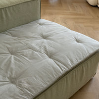 Natural Hemp filled Sofa Protector in cotton Stripe fabric for Dogs Cats Machine Washable Sofa & Couch Slipcovers Custom made sizes