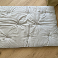 Natural Hemp filled Sofa Protector in cotton Stripe fabric for Dogs Cats Machine Washable Sofa & Couch Slipcovers Custom made sizes