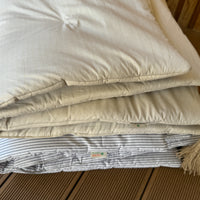 Unique Hemp filled Washable Furniture Sofa Protector for Pets, Kids Couch Slipcovers Custom made sizes in cotton Stripe fabric