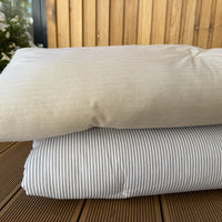 Unique Hemp filled Washable Furniture Sofa Protector for Pets, Kids Couch Slipcovers Custom made sizes in cotton Stripe fabric