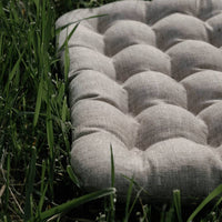 Linen Buckwheat floor cushion Zabuton Organic pillow buckwheat hulls / pillow seat/Meditation Yoga /Natural