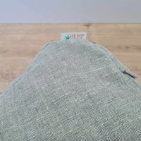 Triangular Linen floor cushion filled Buckwheat hulls /Organic Meditation cushion/ pillow seat/Meditation pillow for Yoga studio