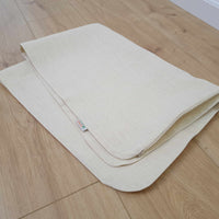 Zabuton cover Linen natural cover with zipper, unfulfilled linen case size 23"x35" without stitches