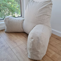 Hemp seat cushion filled organic hemp fiber filling with removable natural zippered cover