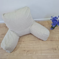 Hemp seat cushion filled organic hemp fiber filling with removable natural zippered cover