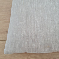 HEMP pet bed in natural non-dyed variegated gray linen fabric filled organic HEMP Fiber - mat carpet - house for cats organic