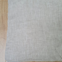 Linen Cover with zipper for shikibuton 3" thik in Grey Undyed Unbleached Natural Linen Fabric Queen Full, Twin, King Custom size