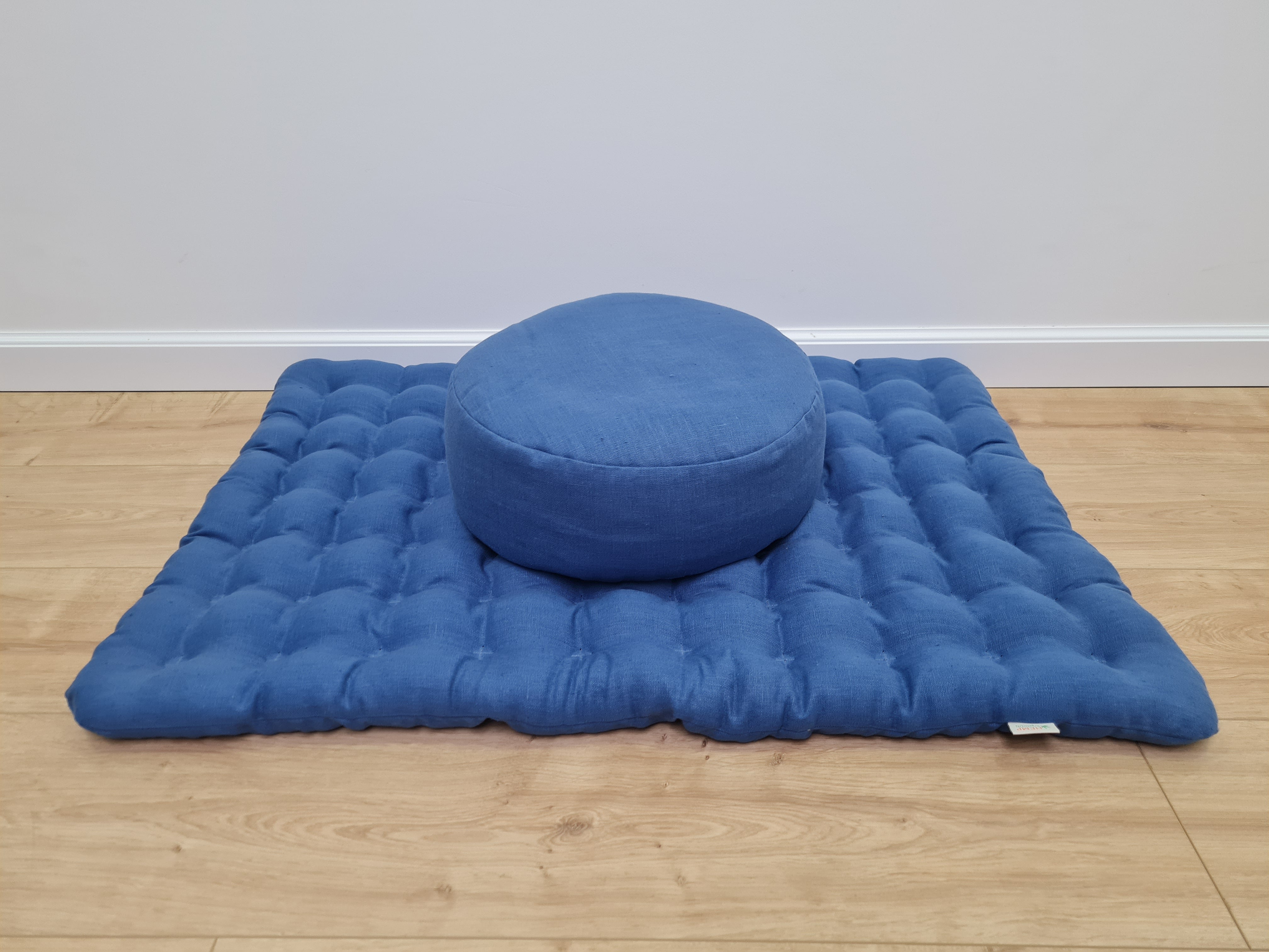 Meditation Set Zafu & Zabuton with Buckwheat hulls Meditation pillow Meditation cushion Meditation pouf Zen cushion Meditation Space Yoga