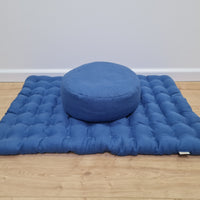 Meditation Set Zafu & Zabuton with Buckwheat hulls Meditation pillow Meditation cushion Meditation pouf Zen cushion Meditation Space Yoga