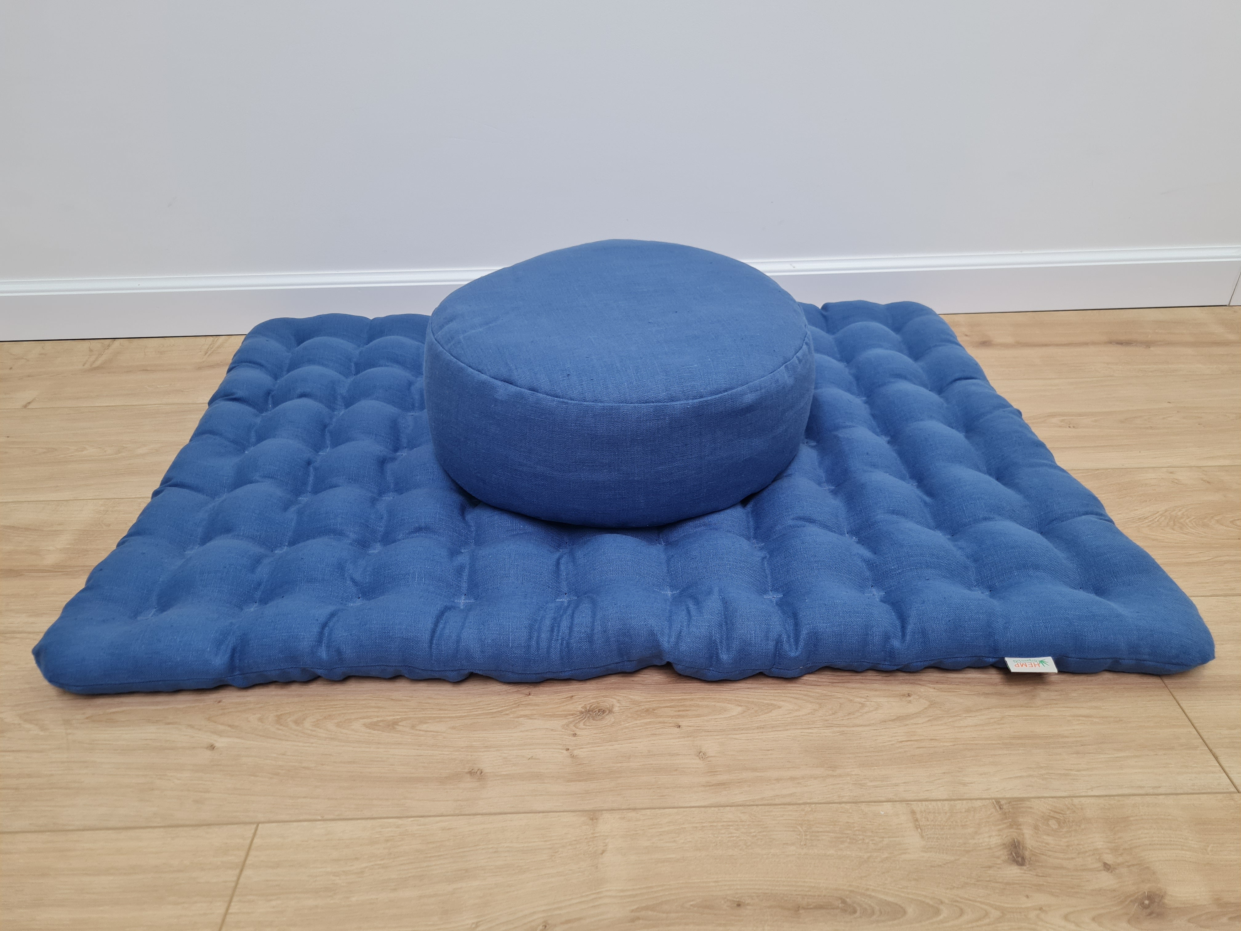 Meditation Set Zafu & Zabuton with Buckwheat hulls Meditation pillow Meditation cushion Meditation pouf Zen cushion Meditation Space Yoga