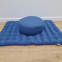 Meditation Set Zafu & Zabuton with Buckwheat hulls Meditation pillow Meditation cushion Meditation pouf Zen cushion Meditation Space Yoga