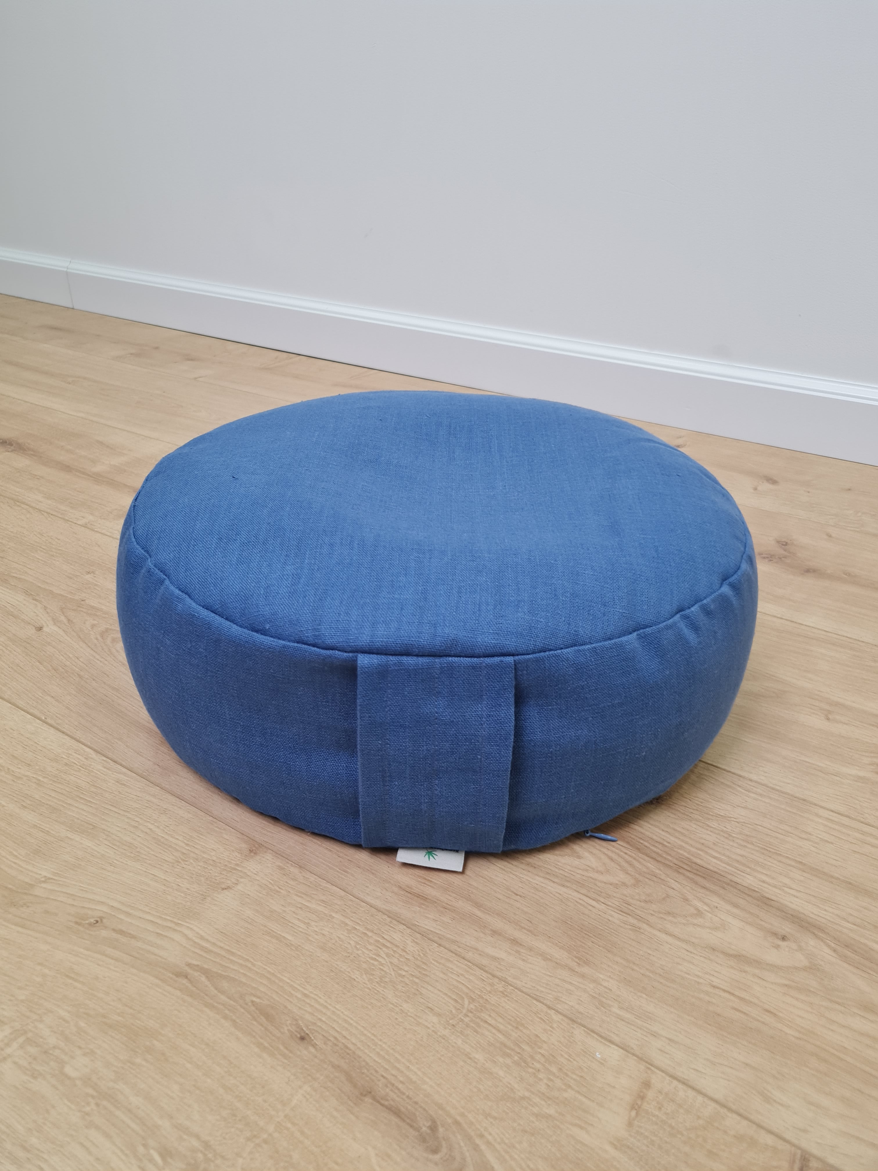 Zafu Linen floor cushion with Buckwheat hulls /Organic Meditation cushion/buckwheat/ pillow seat/Meditation cushion for Yoga studio