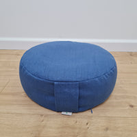 Zafu Linen floor cushion with Buckwheat hulls /Organic Meditation cushion/buckwheat/ pillow seat/Meditation cushion for Yoga studio