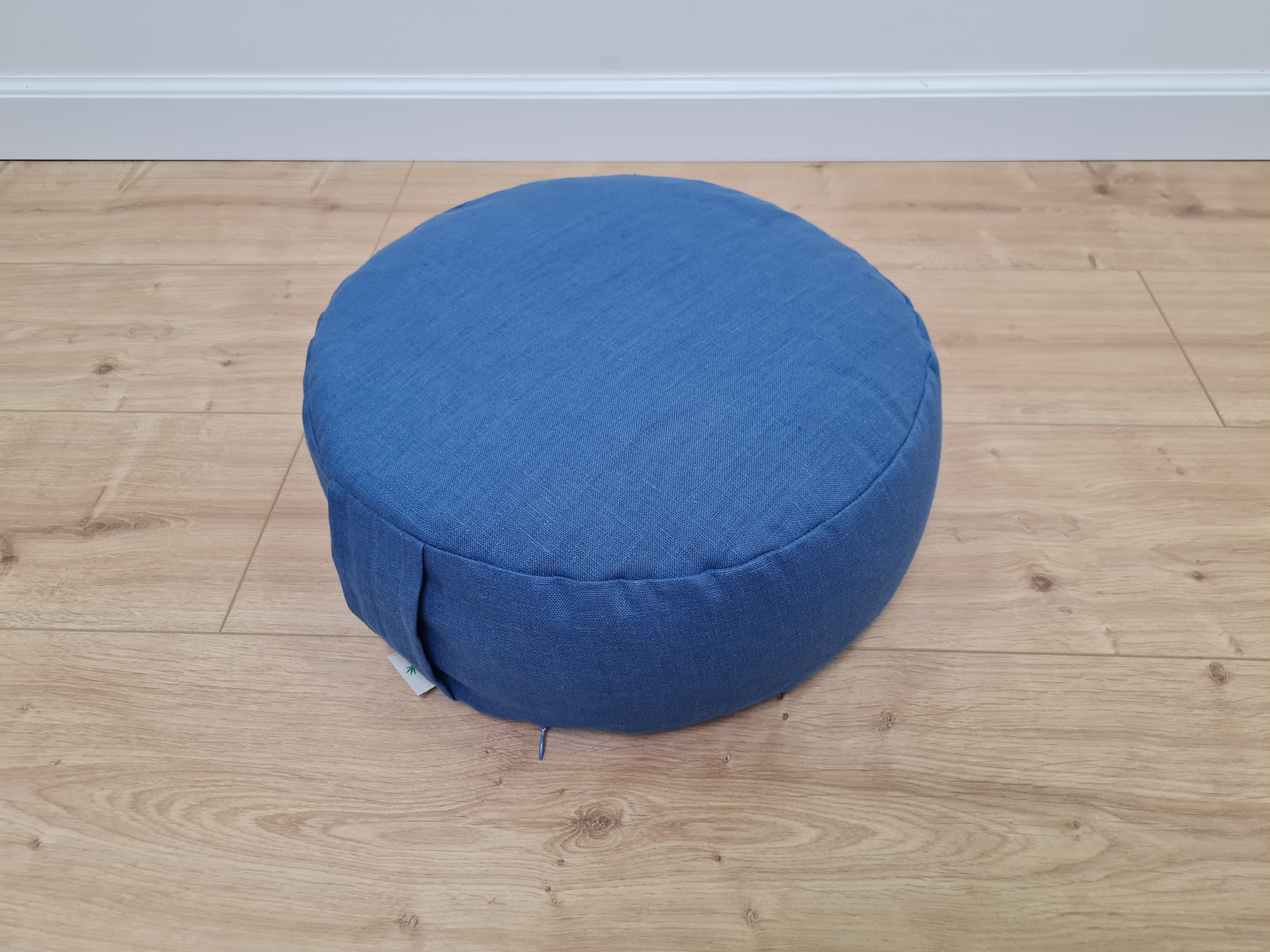 Zafu Linen floor cushion with Buckwheat hulls /Organic Meditation cushion/buckwheat/ pillow seat/Meditation cushion for Yoga studio