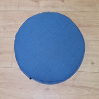 Zafu Linen floor cushion with Buckwheat hulls /Organic Meditation cushion/buckwheat/ pillow seat/Meditation cushion for Yoga studio