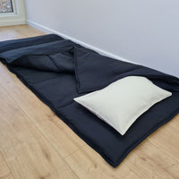 Thick HEMP Sleeping bag HEMP fabric filled organic Hemp fiber filling - Hemp sleep bag / blanket quilt, hand made