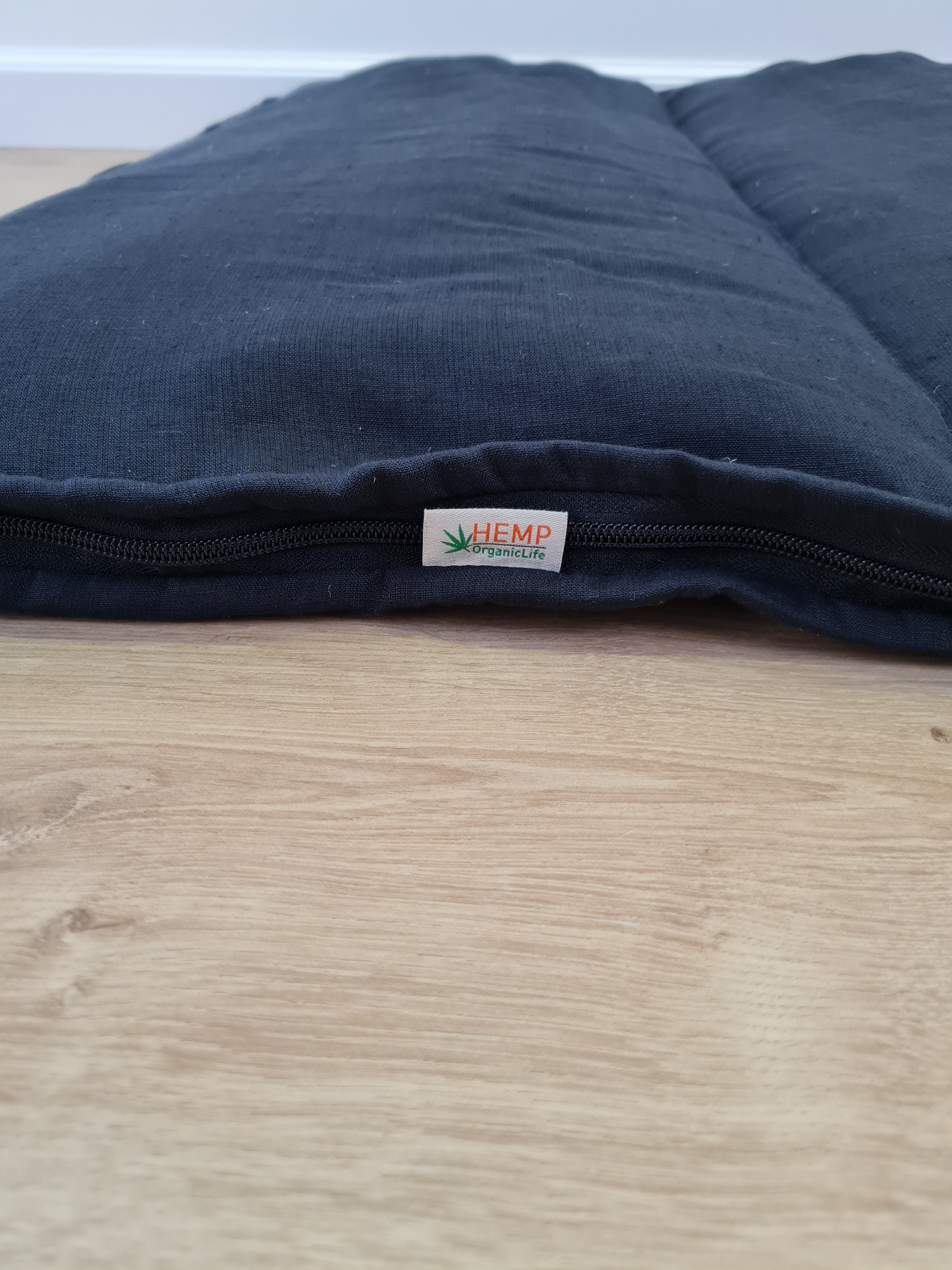 Thick HEMP Sleeping bag HEMP fabric filled organic Hemp fiber filling - Hemp sleep bag / blanket quilt, hand made