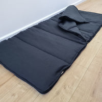 Organic HEMP Sleeping bag HEMP dark green fabric filled organic Hemp fiber filling - Hemp sleep bag / blanket quilt, hand made