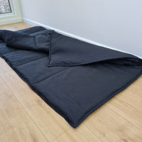 Thick HEMP Sleeping bag HEMP fabric filled organic Hemp fiber filling - Hemp sleep bag / blanket quilt, hand made