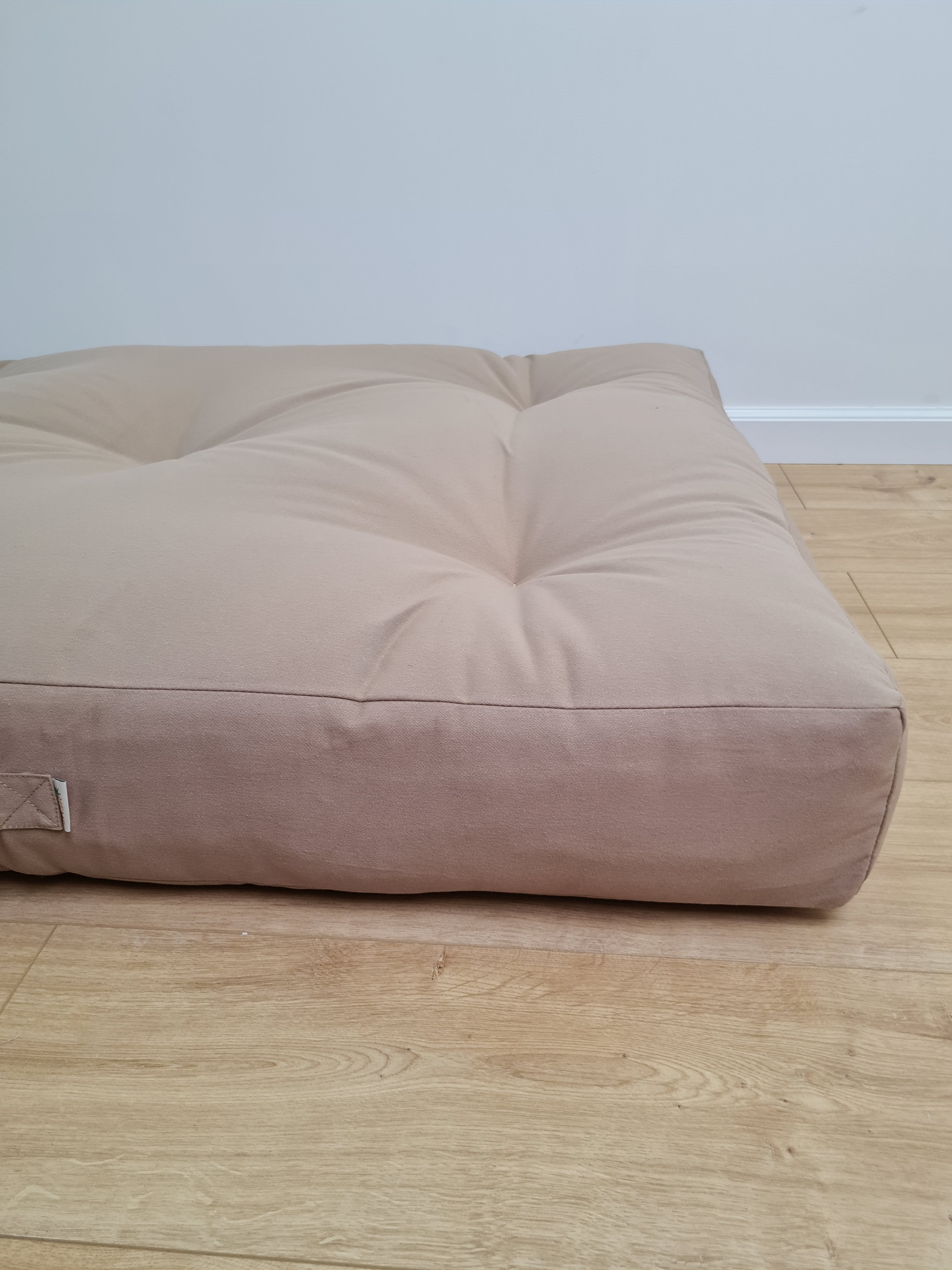 Special listing for Aynur Amiraslanova one 120 cm x 60 cm x 15 cm hemp futon in beige cotton