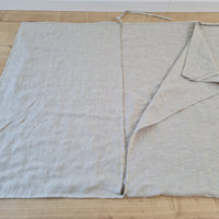 Linen Single Sleeping Bag Liner with Zipper for Camping Hiking Hostel Travel non-dyed linen fabric custom made