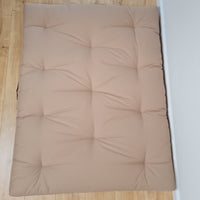 HEMP shikibuton mat Shiki futon 3” thick filled organic hemp fiber filler in natural non-dyed Cotton fabric Custom Size Hand made