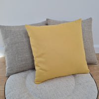 Hemp Throw Pillow with Cover Filled HEMP Fiber filler in Durable Cotton in color Pear zipped Cover Throw Decorative Cushion