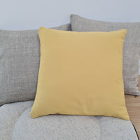 Hemp Throw Pillow with Cover Filled HEMP Fiber filler in Durable Cotton in color Pear zipped Cover Throw Decorative Cushion