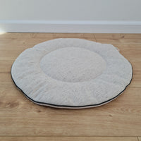 Round HEMP pet mat carpet filled HEMP Fiber rug /dog mat pad/ cat mat/organic dog mat pad/organic cat/ pet blanket
