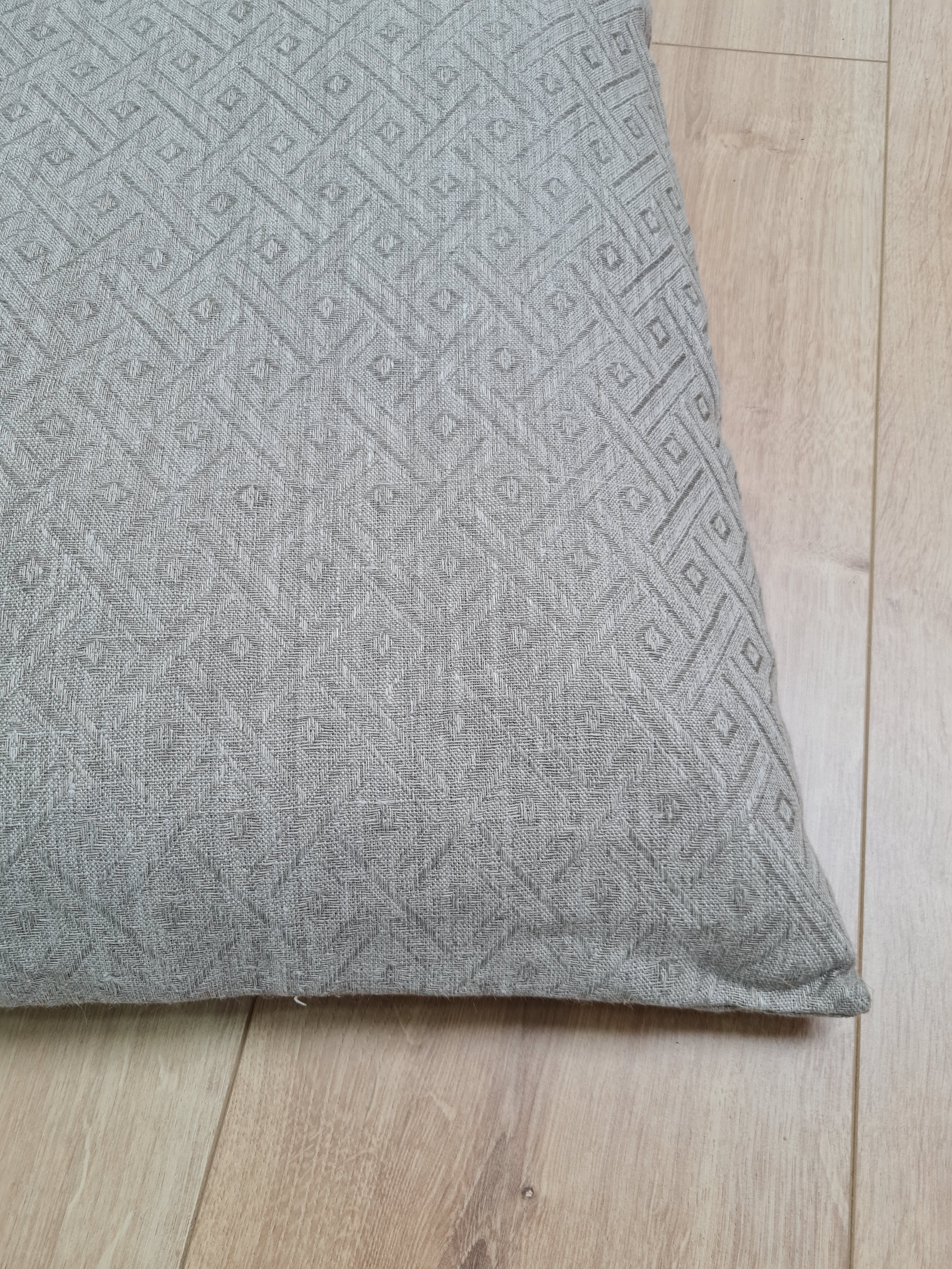 Organic Hemp Pet Bed Removable Washable Natural Linen Cover Bed Filled Organic Hemp Fiber Filler - Dog Cat Pet Bed Cots Mat Cover