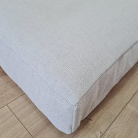 Natural Hemp Pet Mat Pad Cushion Removable Washable Hemp Cover Organic Hemp Fiber Filler in Natural non-dyed Hemp Fabric