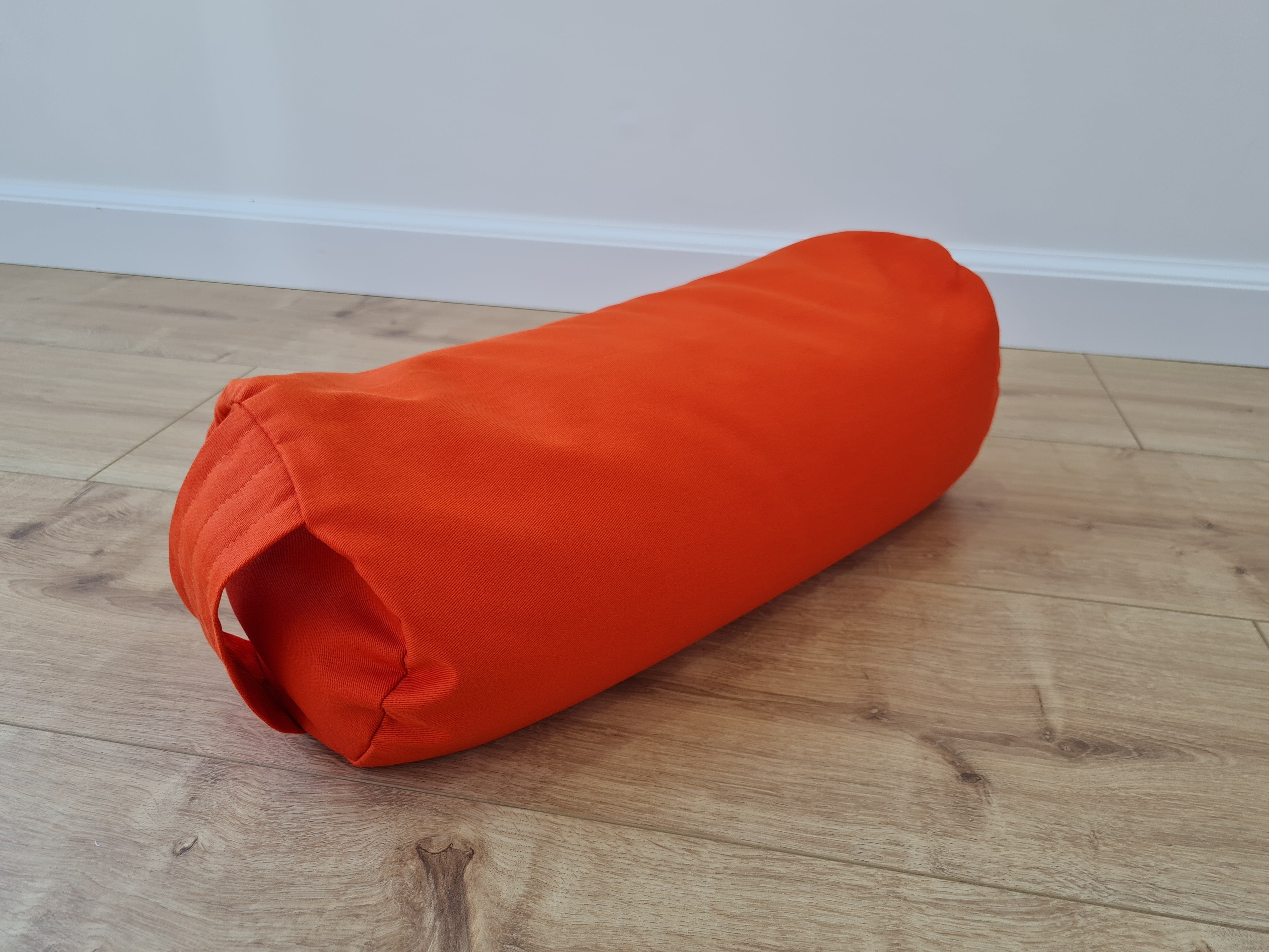 Bolster filled organic Buckwheat hulls yoga pillow Meditation pillow natural non dyed cotton fabric