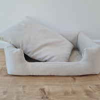 Organic Hemp Pet Bed Removable Washable Natural HEMP Cover Bed Filled Organic Hemp Fiber Filler - Dog Cat Pet Bed Cots Mat Cover