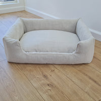 Organic Hemp Pet Bed Removable Washable Natural HEMP Cover Bed Filled Organic Hemp Fiber Filler - Dog Cat Pet Bed Cots Mat Cover