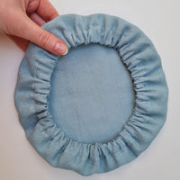 Hemp Linen Bowl Covers Hemp Linen fabric container covers
