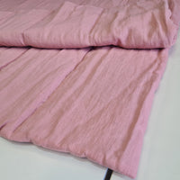 Winter Organic HEMP + FLAX blanket 400 g / m2 in natural coral pink linen fabric with filler created from organic Hemp fiber
