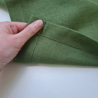 Set of 4 pcs Linen Napkins Red / Green Custom order napkins Cloth napkins set Table linens