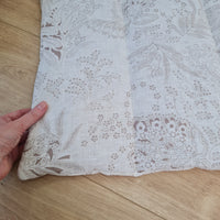16" x 20" (40 x 50 cm) HEMP DOG blanket filled HEMP Fiber in natural linen fabric dog blanket for bed dog mat