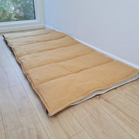 Thick HEMP Sleeping bag HEMP and lilen fabric filled organic Hemp fiber filling - Hemp sleep bag / blanket quilt, hand made