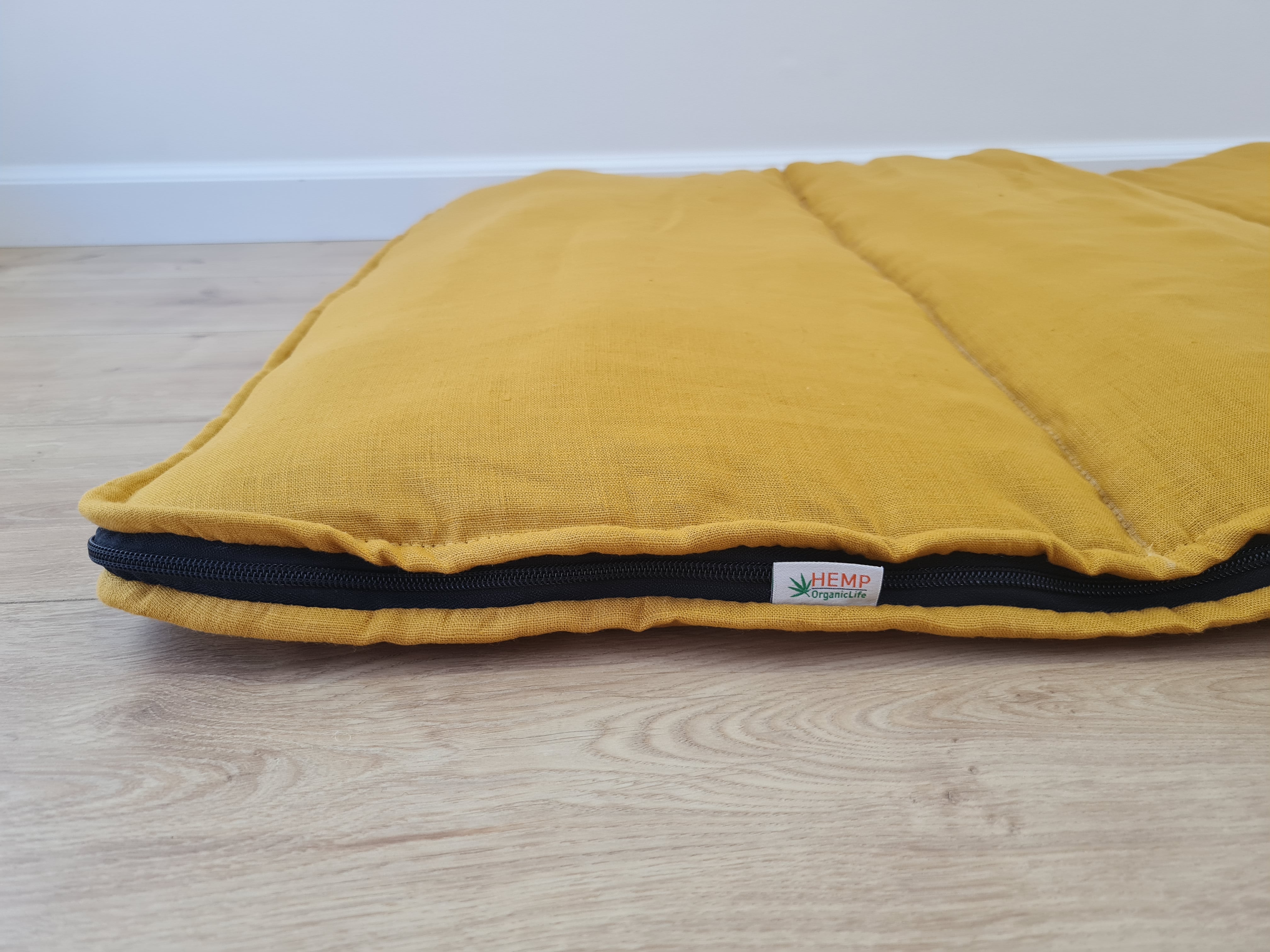Thick HEMP Sleeping bag HEMP and lilen fabric filled organic Hemp fiber filling - Hemp sleep bag / blanket quilt, hand made