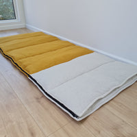 Thick HEMP Sleeping bag HEMP and lilen fabric filled organic Hemp fiber filling - Hemp sleep bag / blanket quilt, hand made