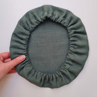 Hemp Linen Bowl Covers Hemp Linen fabric container covers