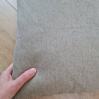 HEMP pet bed in natural non-dyed dark grey linen fabric filled organic HEMP Fiber - mat carpet - house for cats organic