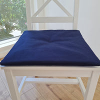 Hemp cotton seat Cushion for chair without ties filled organic hemp fiber in natural cotton fabric Chair Cushion Pillow seat