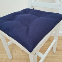 Hemp cotton seat Cushion for chair without ties filled organic hemp fiber in natural cotton fabric Chair Cushion Pillow seat Chair Cushion Pillow seat