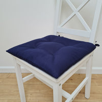 Hemp cotton seat Cushion for chair without ties filled organic hemp fiber in natural cotton fabric Chair Cushion Pillow seat Chair Cushion Pillow seat