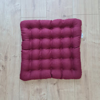 Linen Buckwheat floor cushion Zabuton Organic pillow buckwheat hulls / pillow seat/Meditation Yoga /Natural