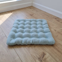 Linen Buckwheat floor cushion Zabuton Organic pillow buckwheat hulls / pillow seat/Meditation Yoga /Natural