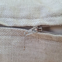 Hemp Linen Pet Mat Pad Cushion with Removable Linen Cover organic hemp fiber filler in non-dyed beige greylinen fabric