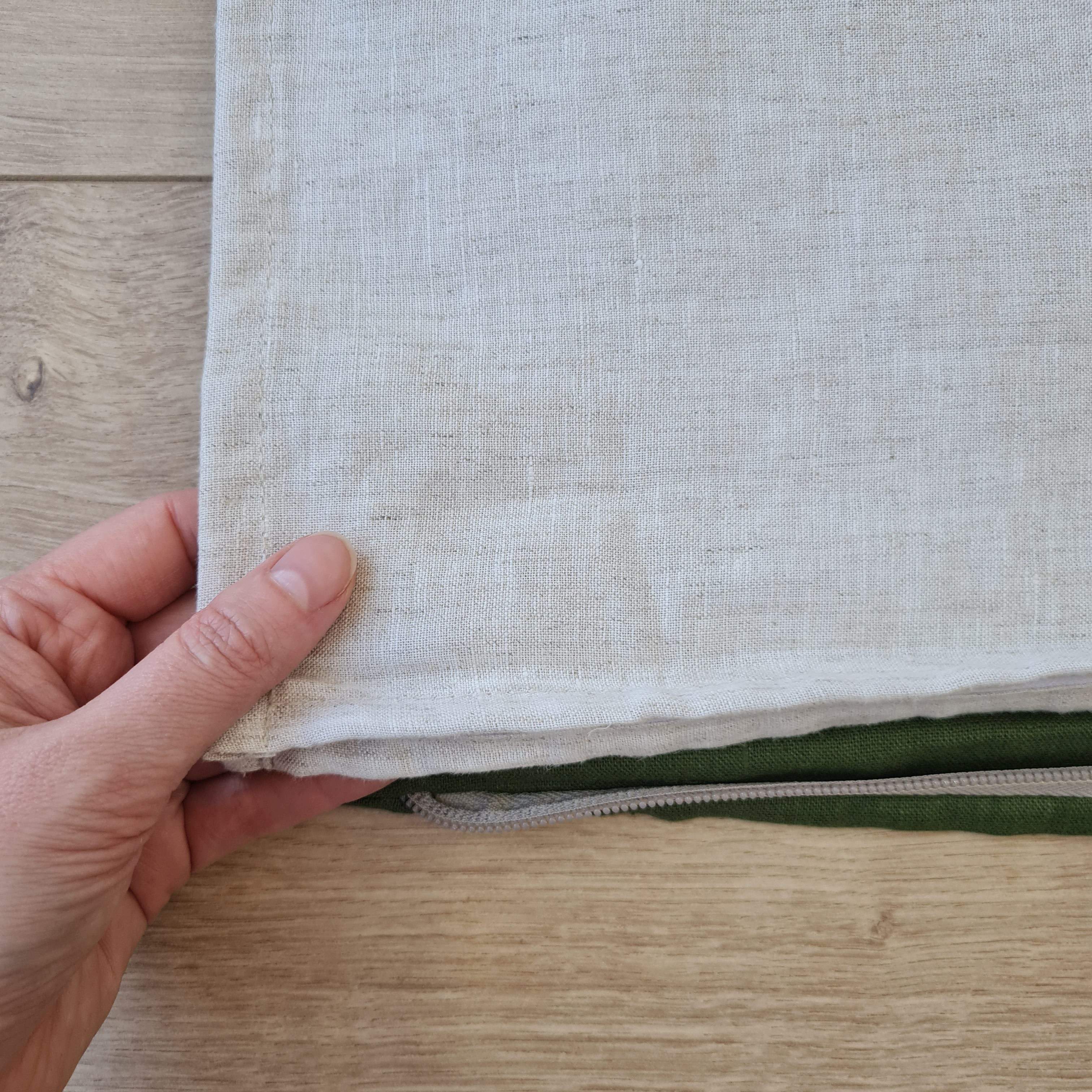 HEMP Sleeping Bag Liner with Zipper for Camping Hiking Hostel Travel organic non-dyed hemp fabric custom made